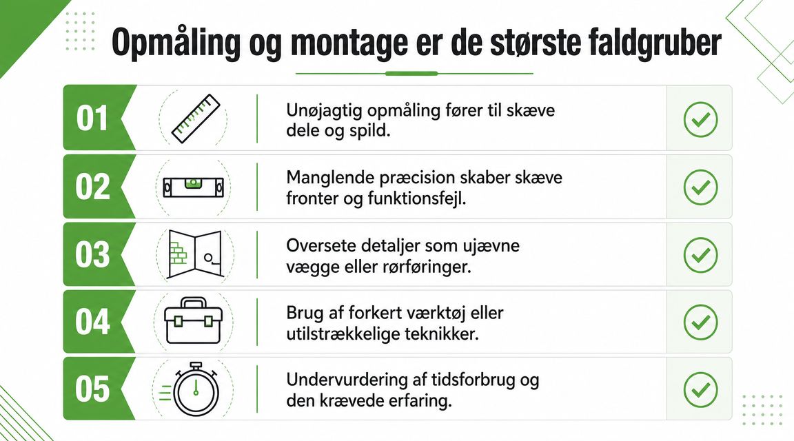 Opmåling og montage af faldgruber med præcision og kvalitet.